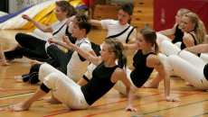 Opvisning med Juniorholdet