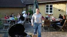 Grillfest med HF-klassen