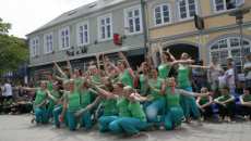 Gågade-opvisning med Juniorholdet